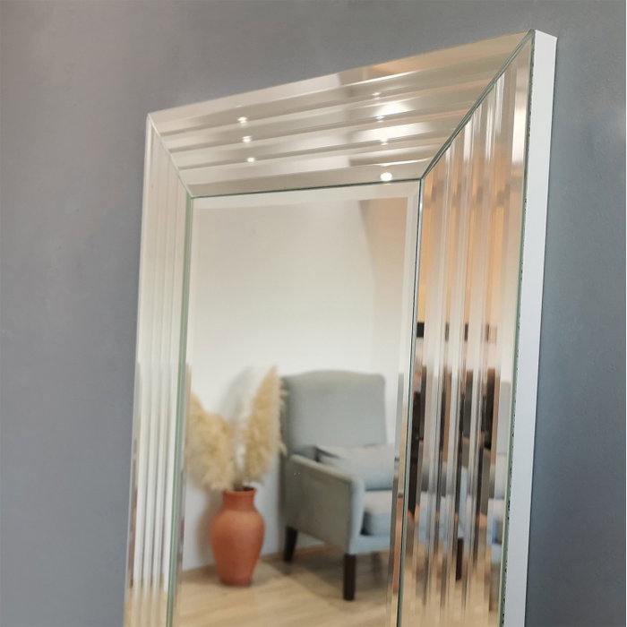 Hanah Home Espejo Moderno Plata A301D